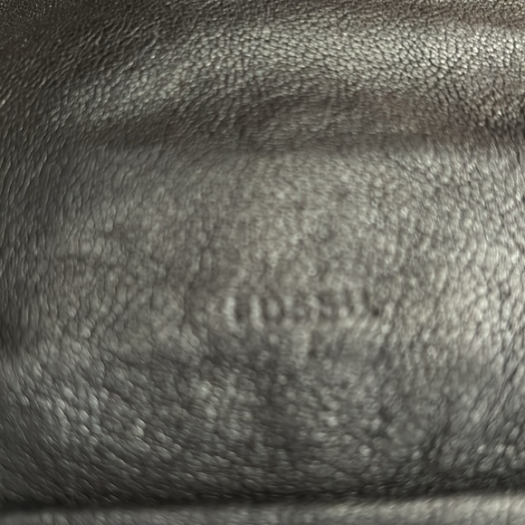 Vintage Fossil Black Leather Crossbody Bag - Picture 8 of 8